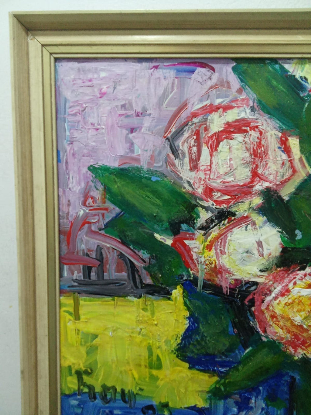 Tran Luu Hau (1928 - 2020) - Still Life Oil Canvas Painting