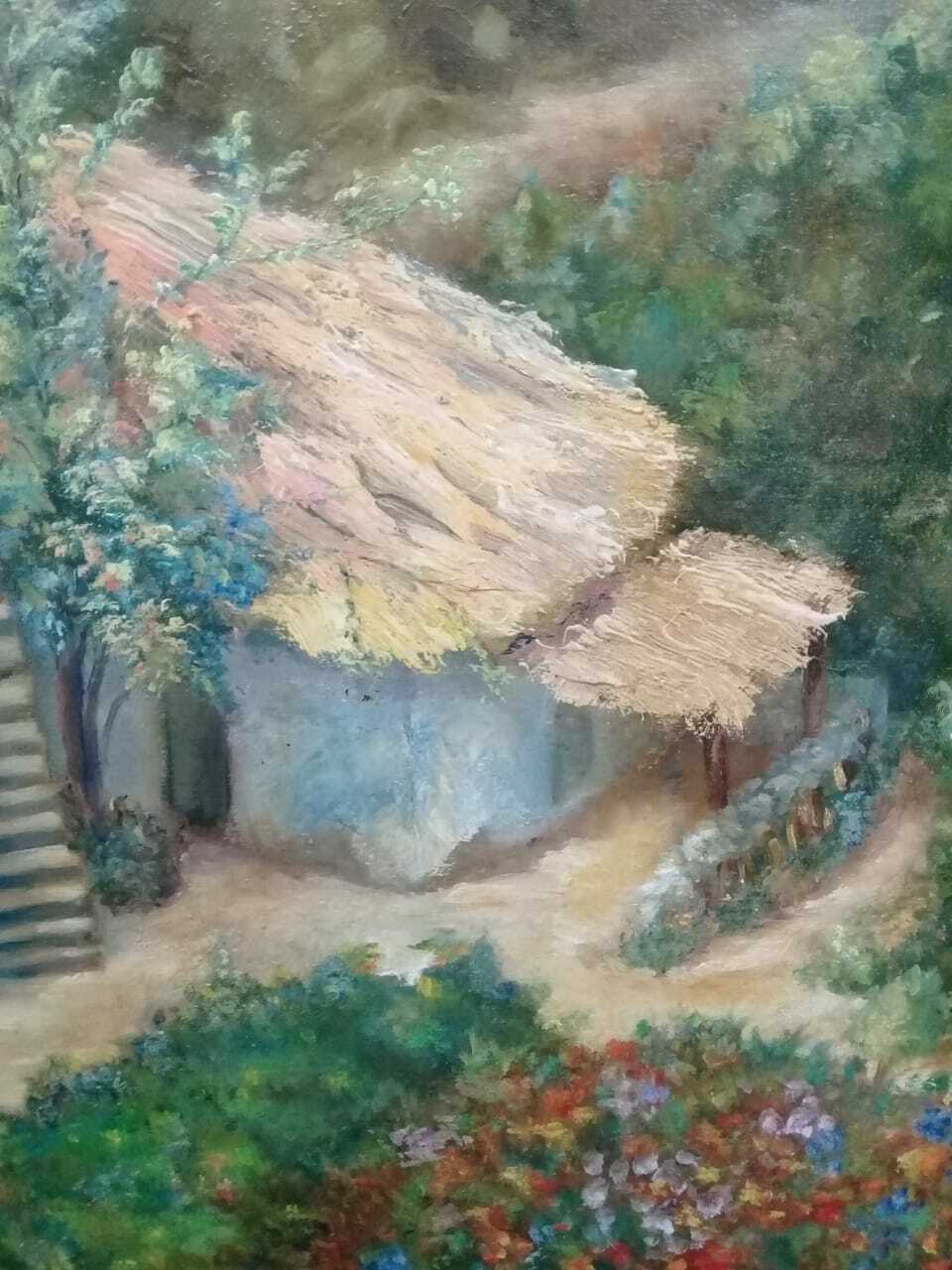 Original Fine Art - Oil Canvas Painting / Landscape 