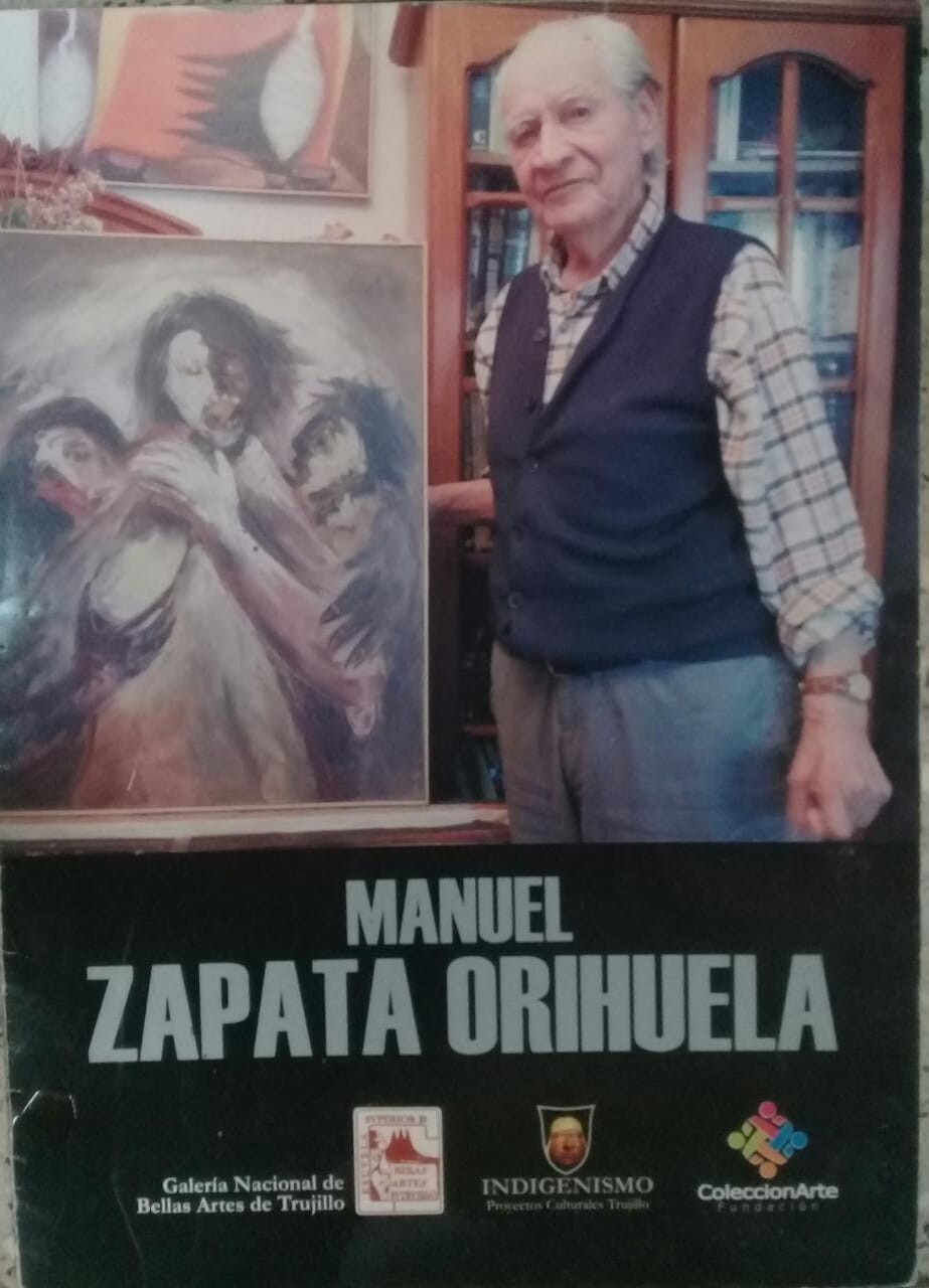 FINE Peruvian Master Manuel Zapata Orihuela - Oil Canvas Painting / Signed