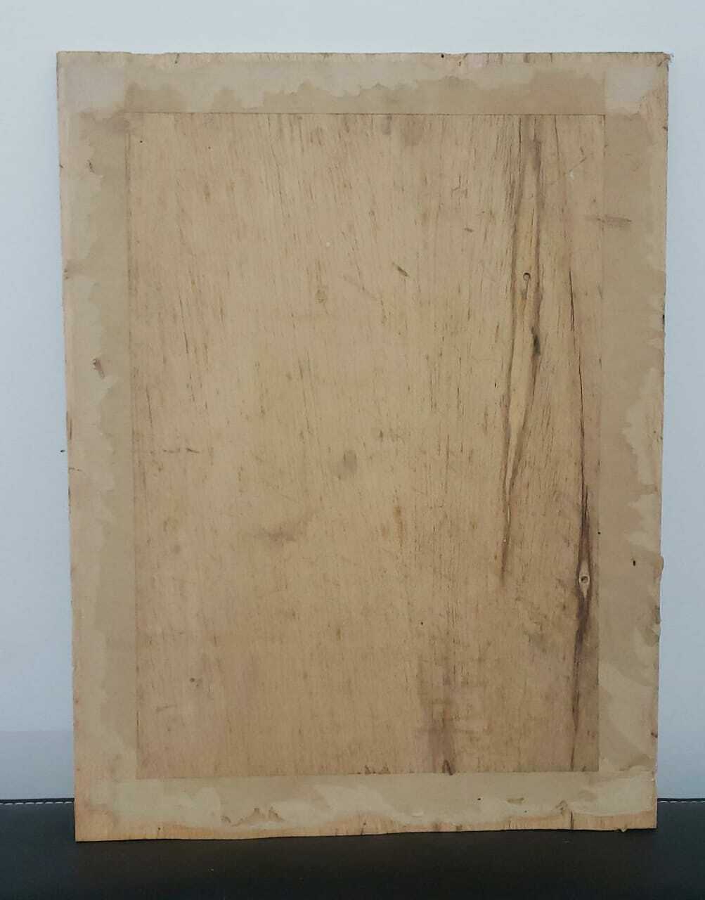 Amazing Composition Painting Oil Canvas - L.CLINT Signed / RARE ART PIECE