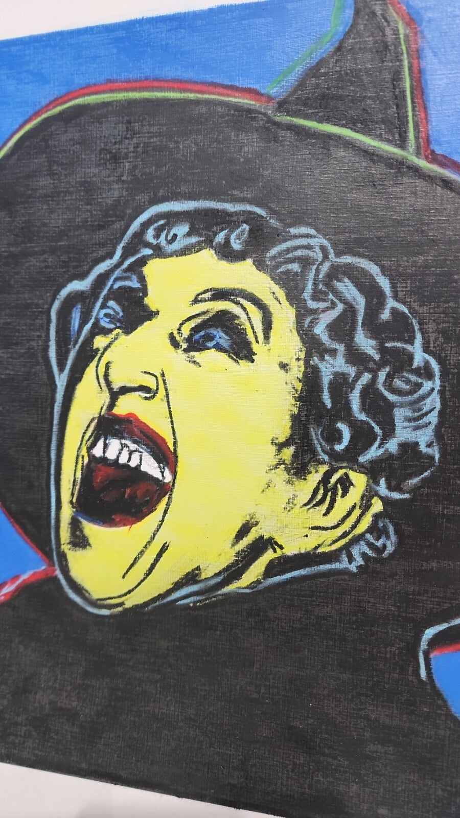 American POP MASTER ANDY WARHOL - Amazing Cardboard Mixed media