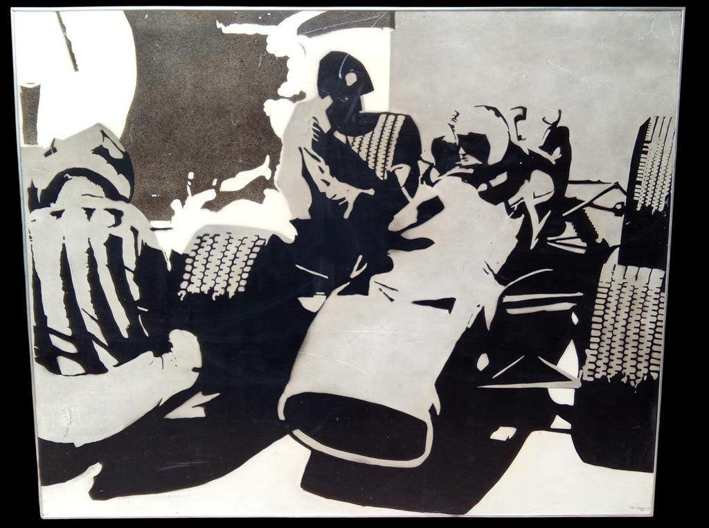 POP ART 1969 - LUIS ZEVALLOS HETZEL (1933 - 2022) Oil Masonite