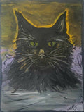FINE Contemporary - A.M.S Painter / Máster Painting - Oil canvas "Black Cat"