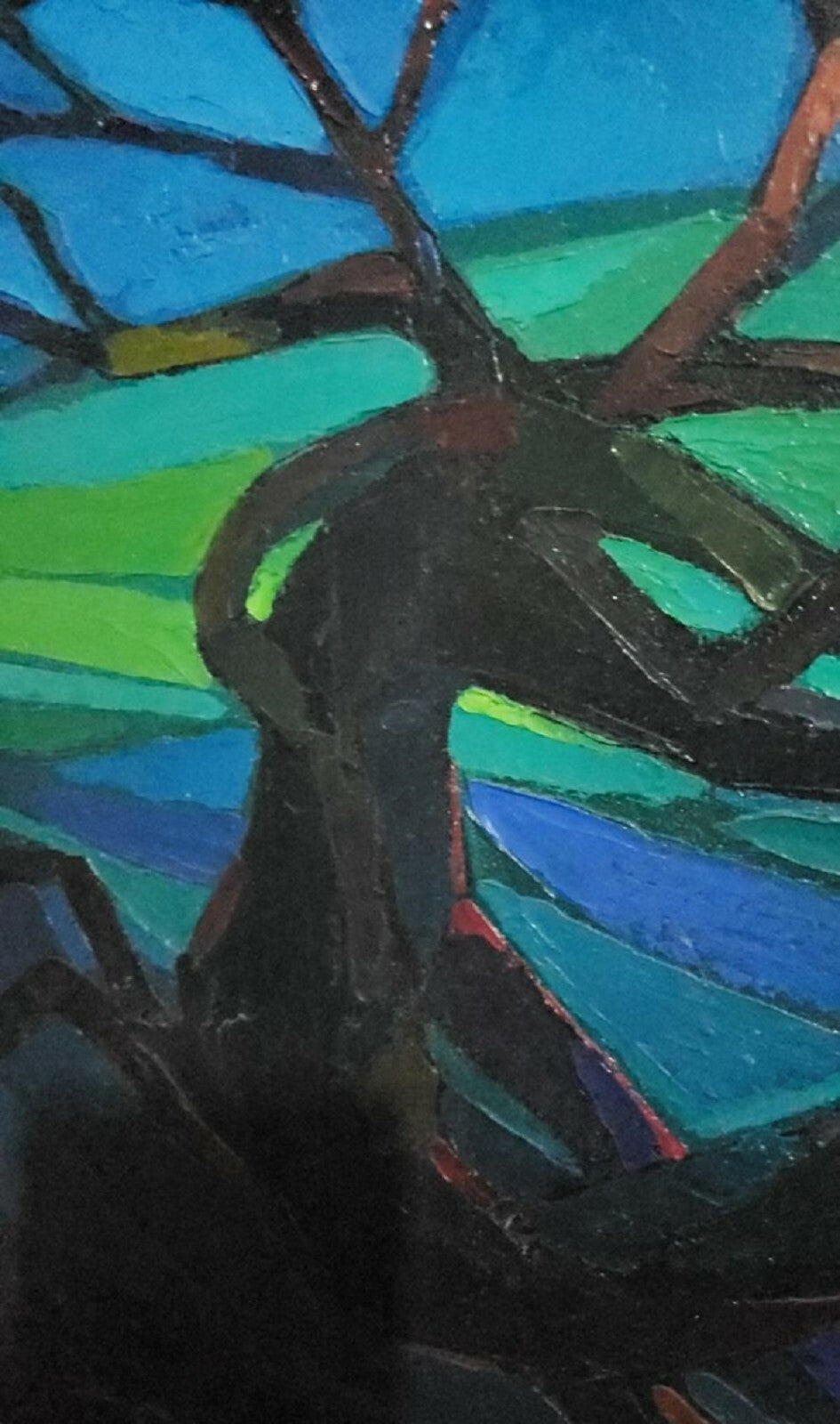 Original Contemporary Master Peruvian: Dante Guevara - Oil canvas painting