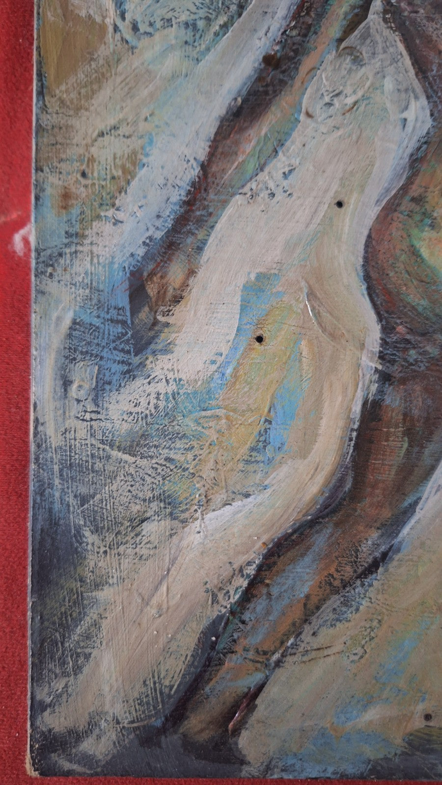 Leo Jansen - Oil Painting Masonite / Signed / Contemporary Portrait