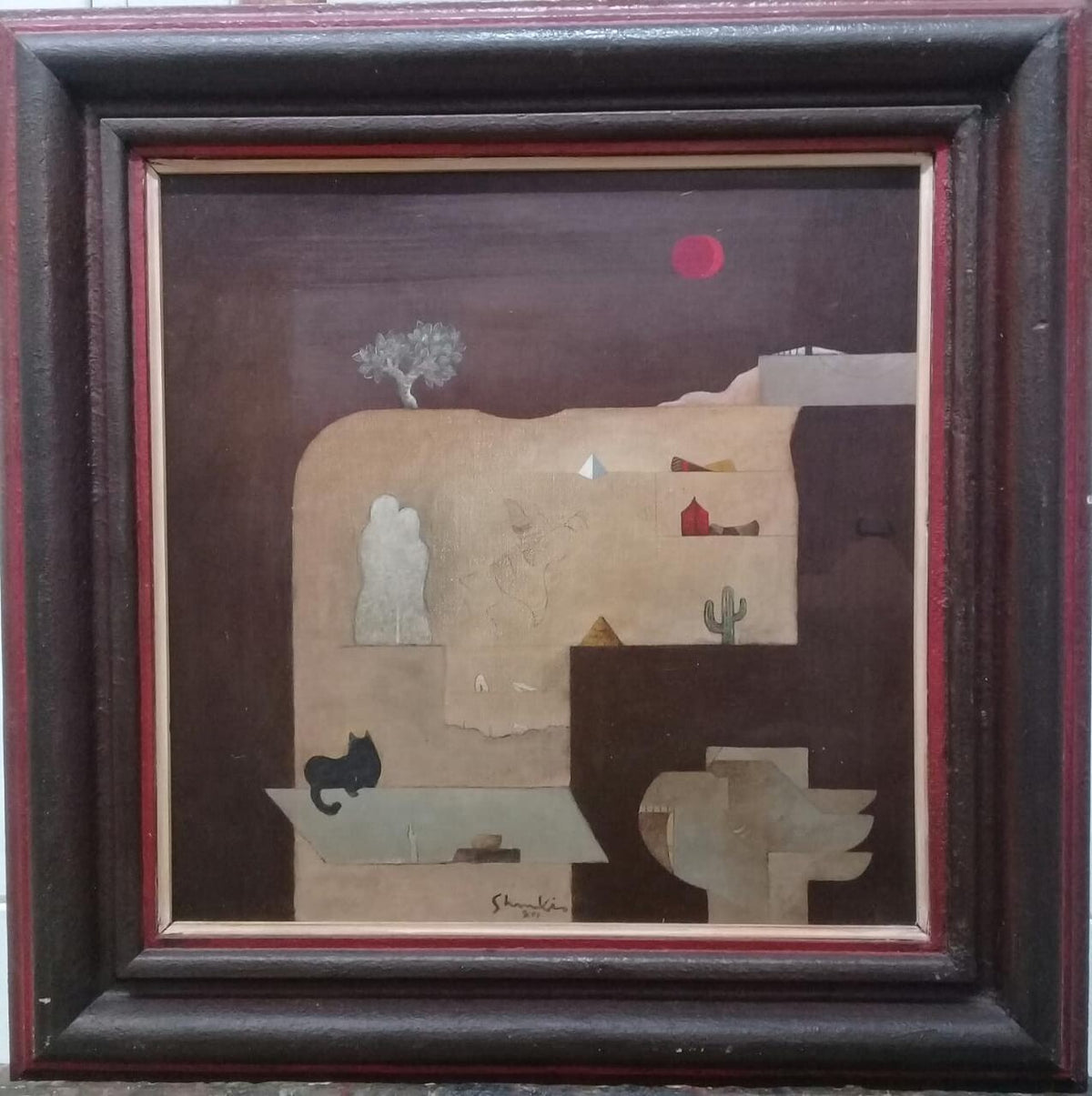 VENANCIO SHINKI - Acrylic Canvas 1990 / Signed