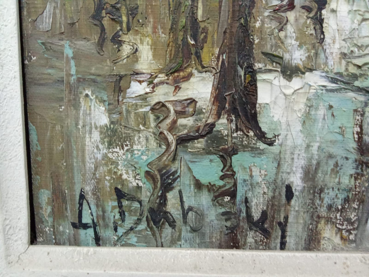 Anna Dubsky - Oil Canvas painting / French Landscape