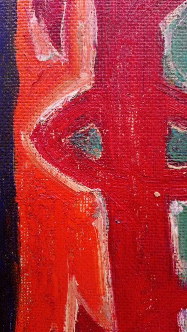 FINE Brasil Contemporary art  /oil painting support "nordex"  / Wonderful piece