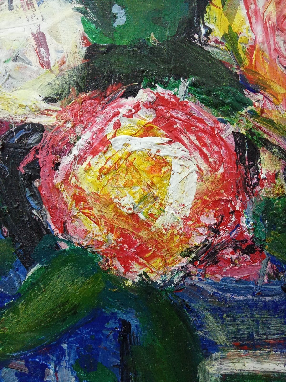 Tran Luu Hau (1928 - 2020) - Still Life Oil Canvas Painting