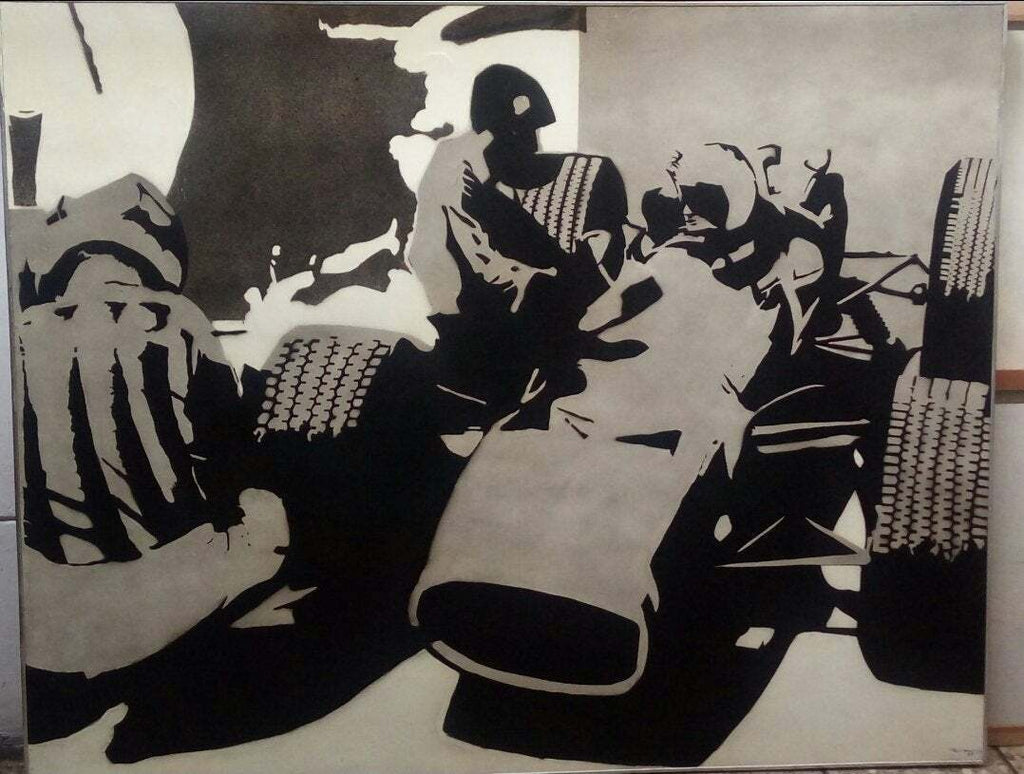 POP ART 1969 - LUIS ZEVALLOS HETZEL (1933 - 2022) Oil Masonite