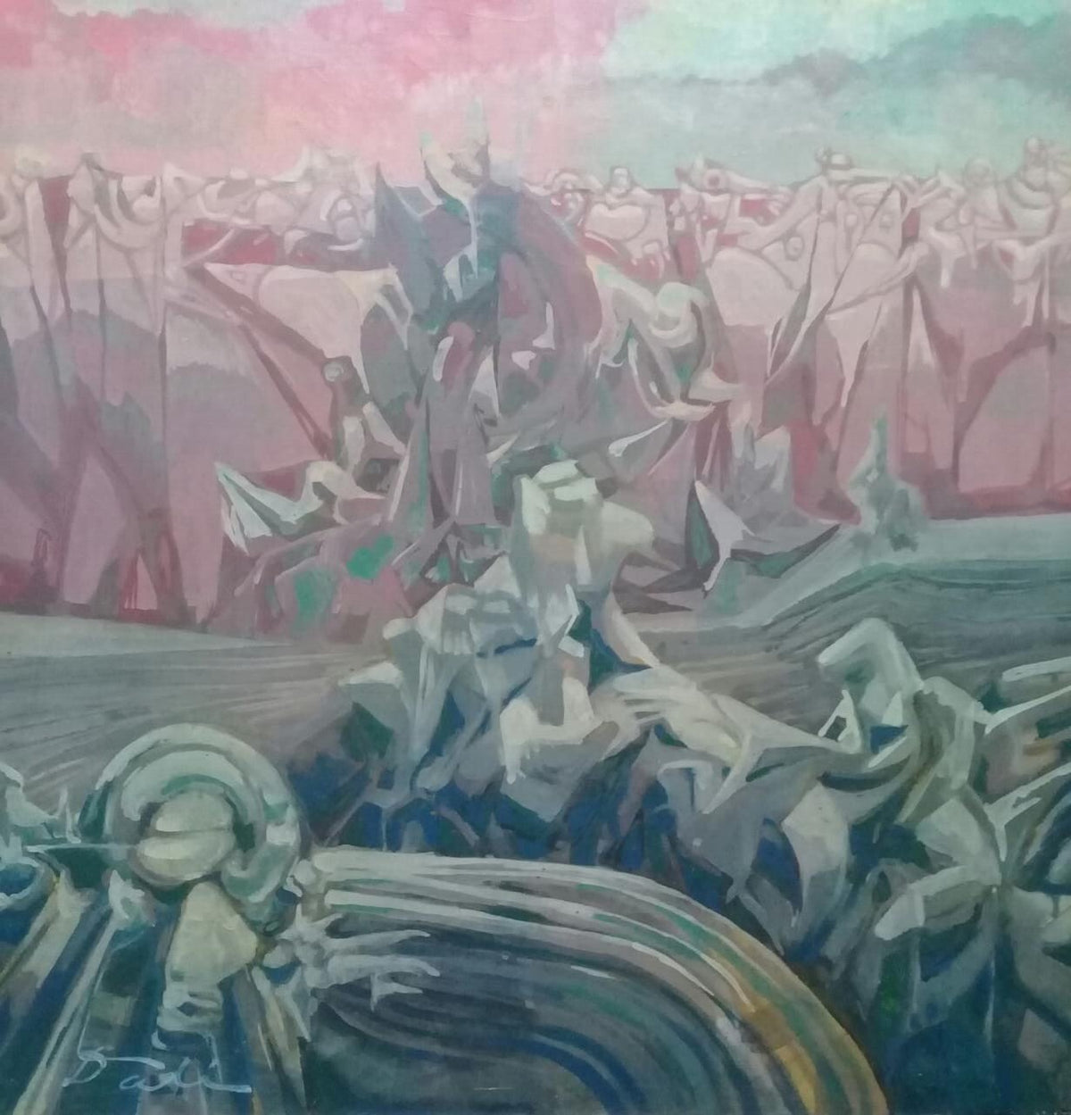 Salvador Dali (1904-1989) -Oil Canvas - Surrealism / Manner of