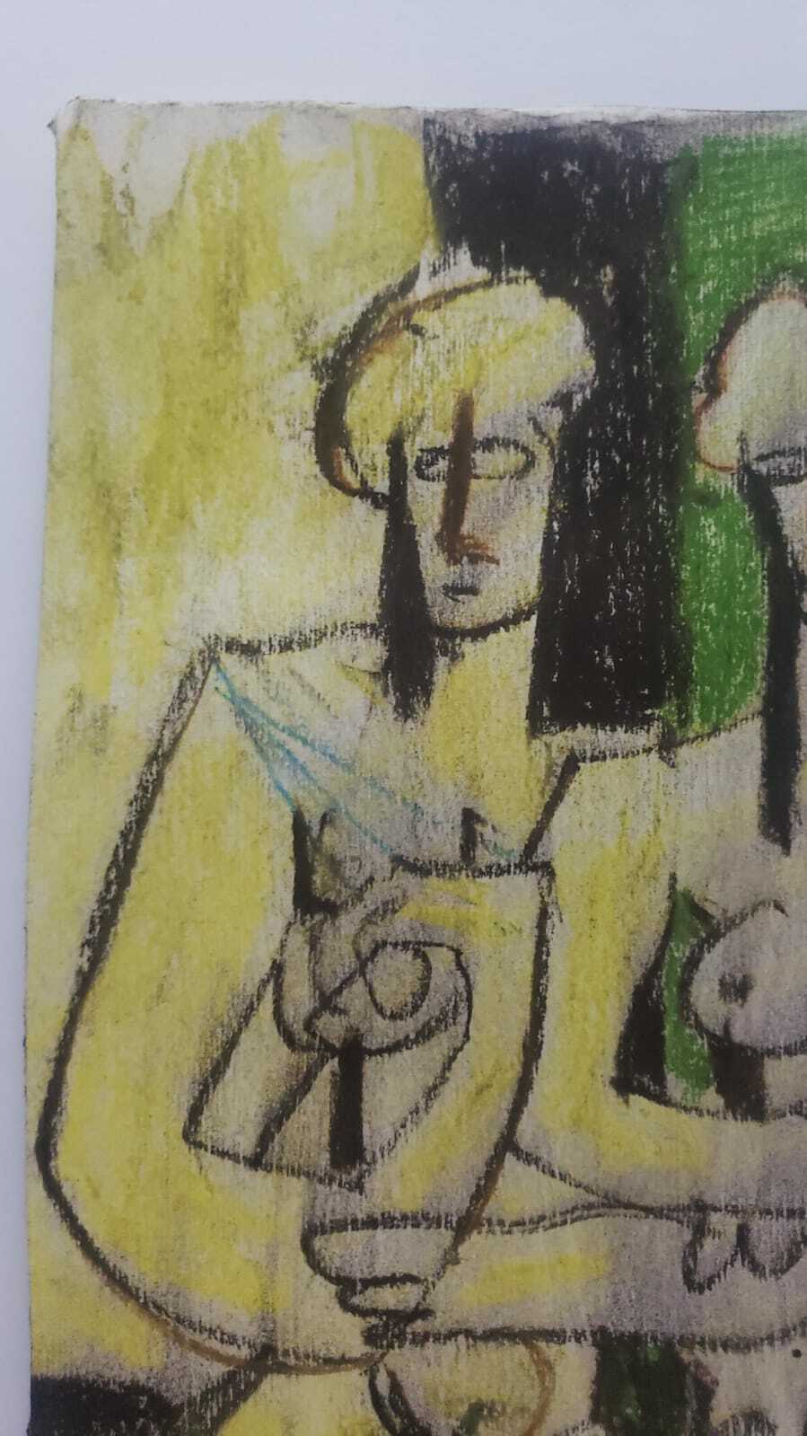 FINE Cubism French Master FERNAND LEGER / Style OF / Very Rare Painting / A1
