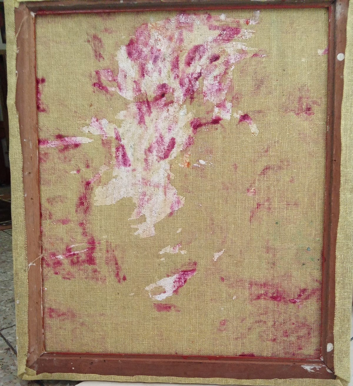 Amazing Contemporary Oil Canvas Painting "Still Life" Attributed Gazbia Sirry