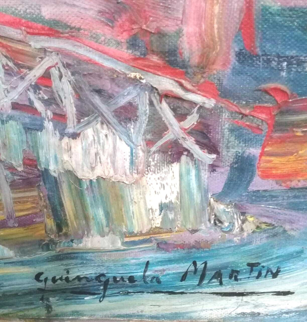 Argentina Master "Quinquela Martin" - Oil Painting - Manner of
