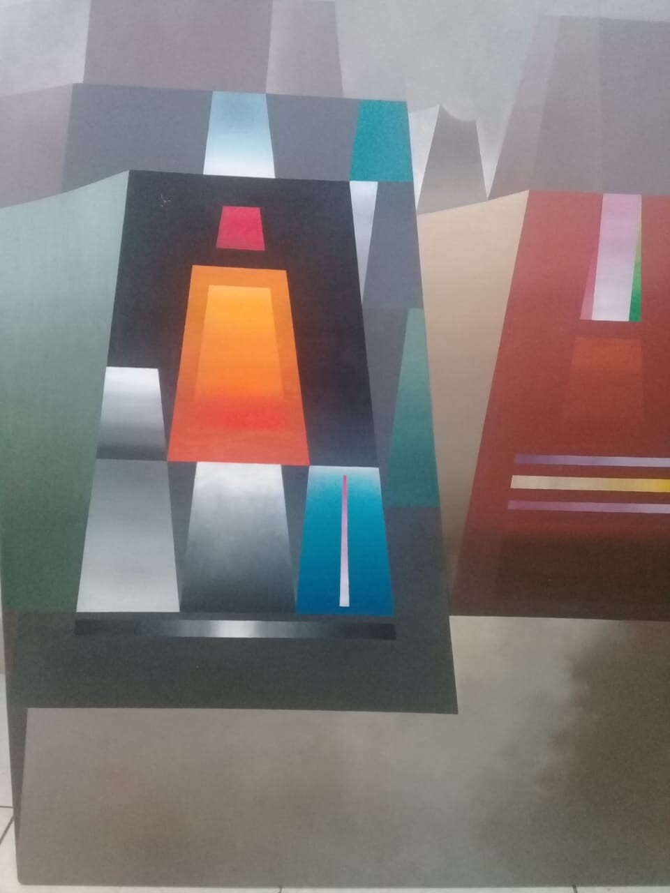 MILNER CAJAHUARINGA  1932 - 2017 / Oil Canvas Painting 1991 / Signed