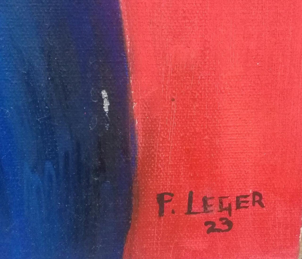 Fine Art - Fernand Leger - Amazing Oil Canvas Board  Painting - Signed