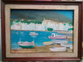 Antique Oil Painting signed: LL.Forns / Very rare landscape / Provenance