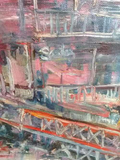 Argentina Master "Quinquela Martin" - Oil Painting - Manner of