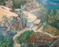 Original Fine Art - Oil Canvas Painting / Landscape 