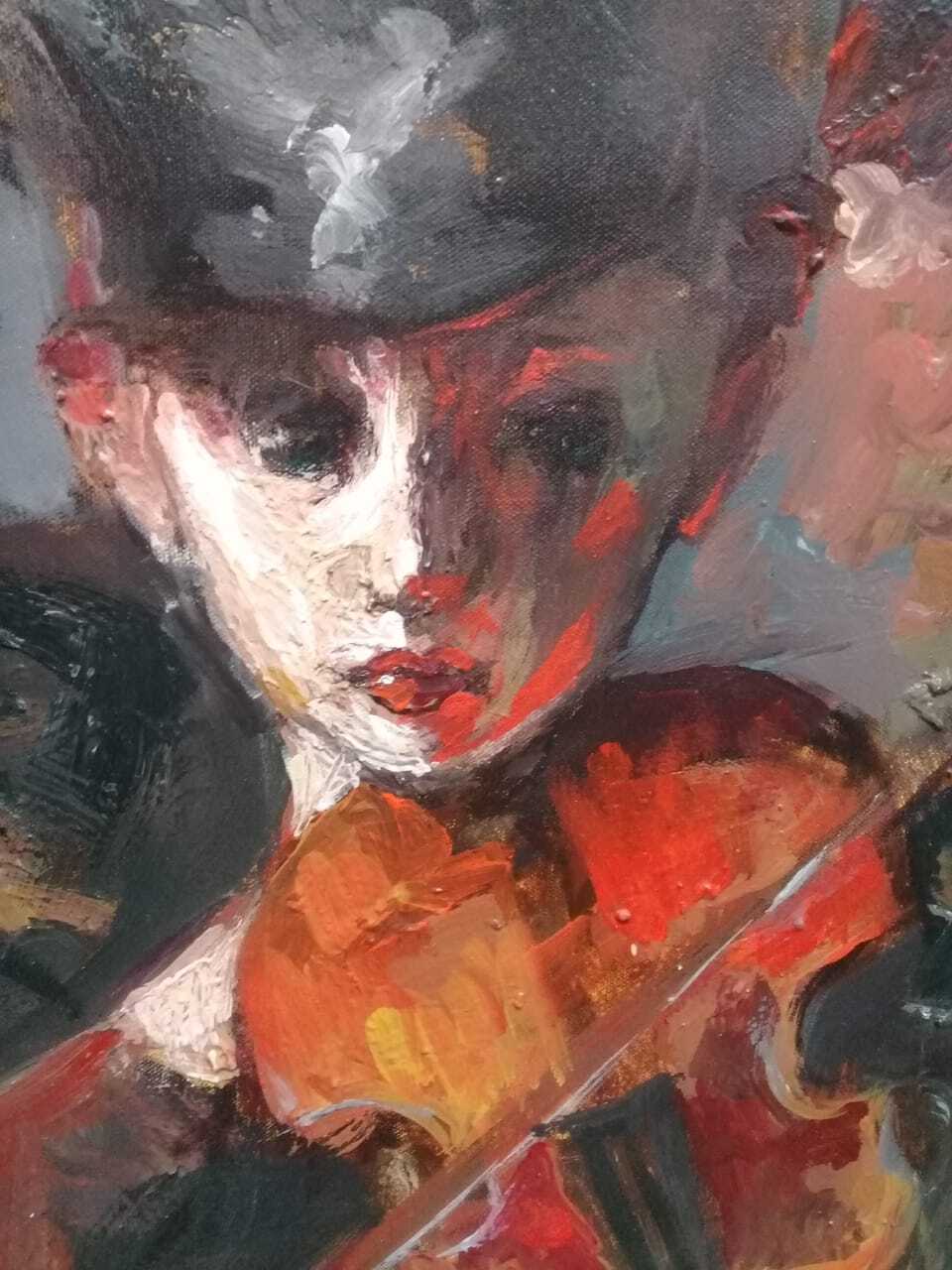 Amazing Contemporary - Oil canvas Painting / Signed
