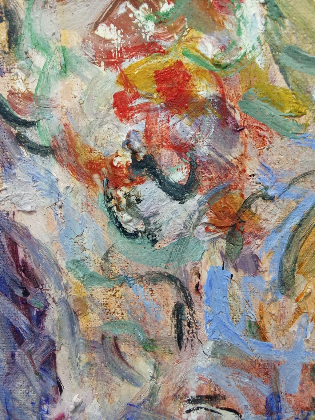 Amazing Contemporary Oil Canvas Painting "Still Life" Attributed Gazbia Sirry