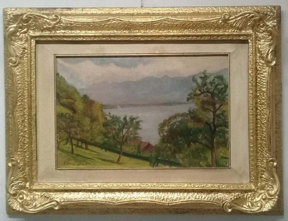 ORIGINAL PAINTING: Unknown Signed - Oil Landscape - SUPER RARE / A1 