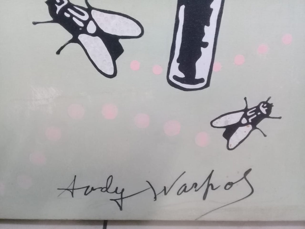 Style of Andy WARHOL / Art Appraisal / 1979 Handmade Painting