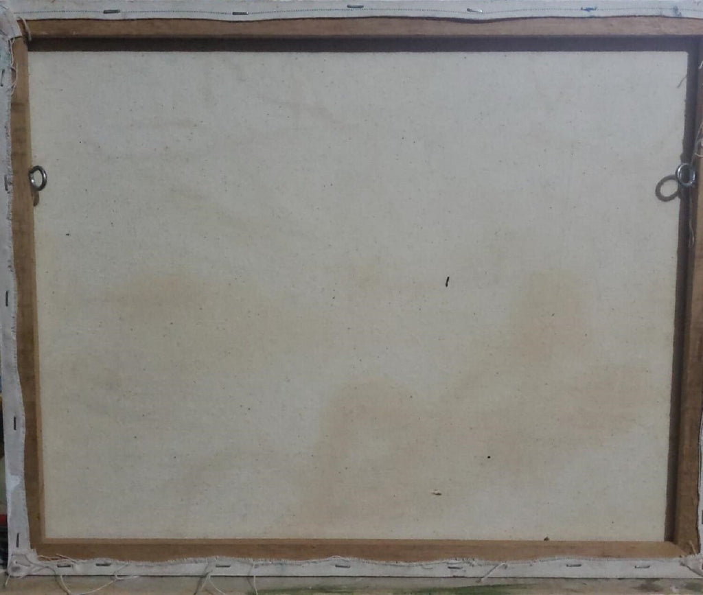 Original Contemporary Master Peruvian: Dante Guevara - Oil canvas painting