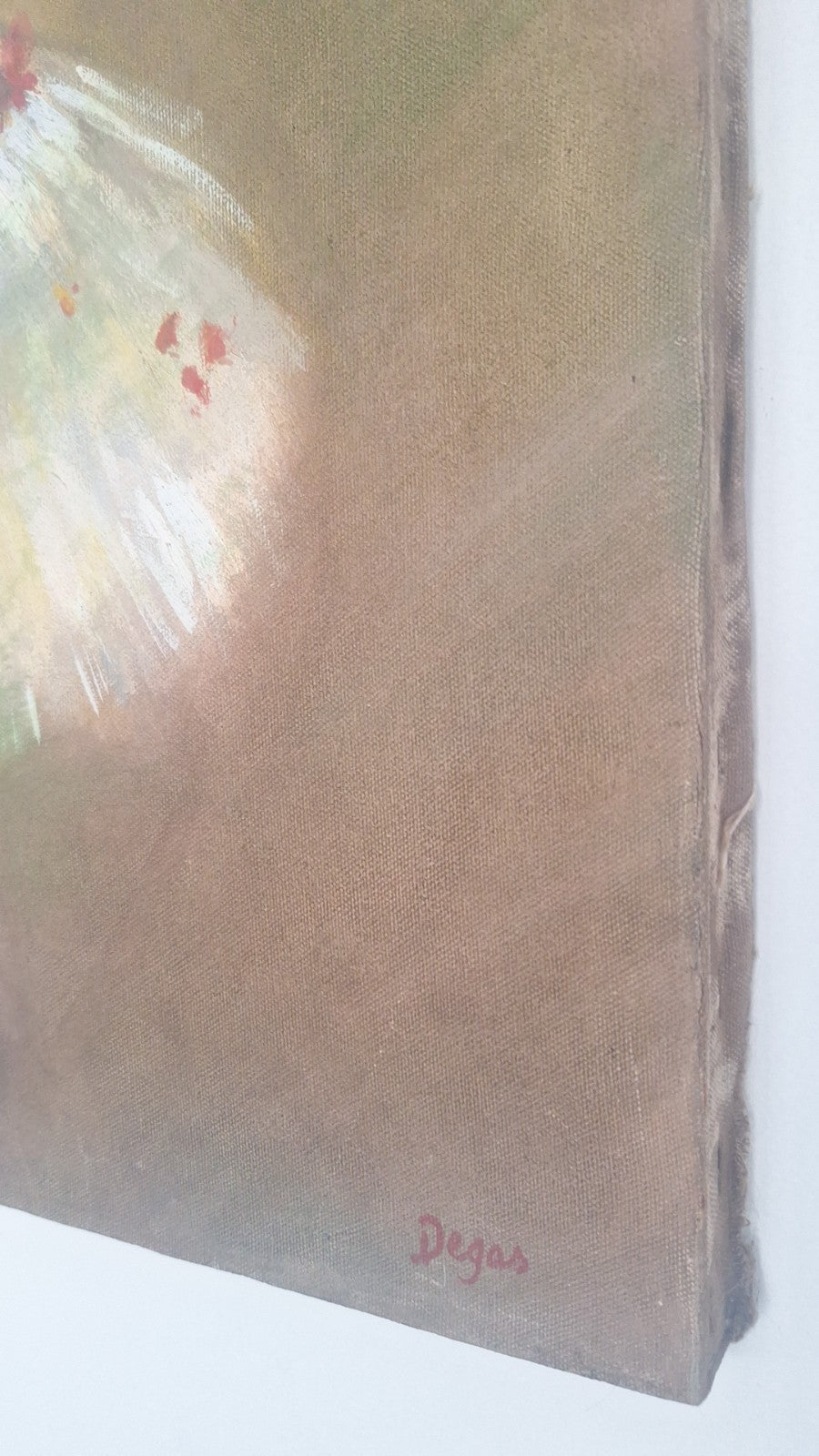 After - Edgar Degas  - Oil canvas painting / Contemporary / Signed