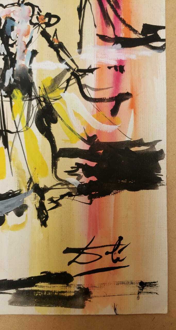 SALVADOR DALI - Surrealism in Watery Technique / Signed  / Spanish TAUROMAQUIA"