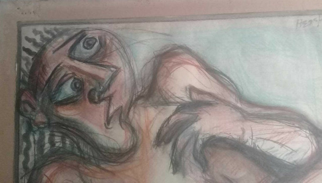 FINE Oil Painting Nude - David Herskovitz ( Américan Artist ) Paper Artwork