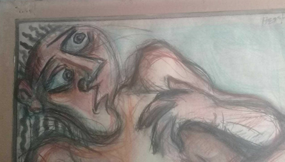 FINE Oil Painting Nude - David Herskovitz ( Américan Artist ) Paper Artwork