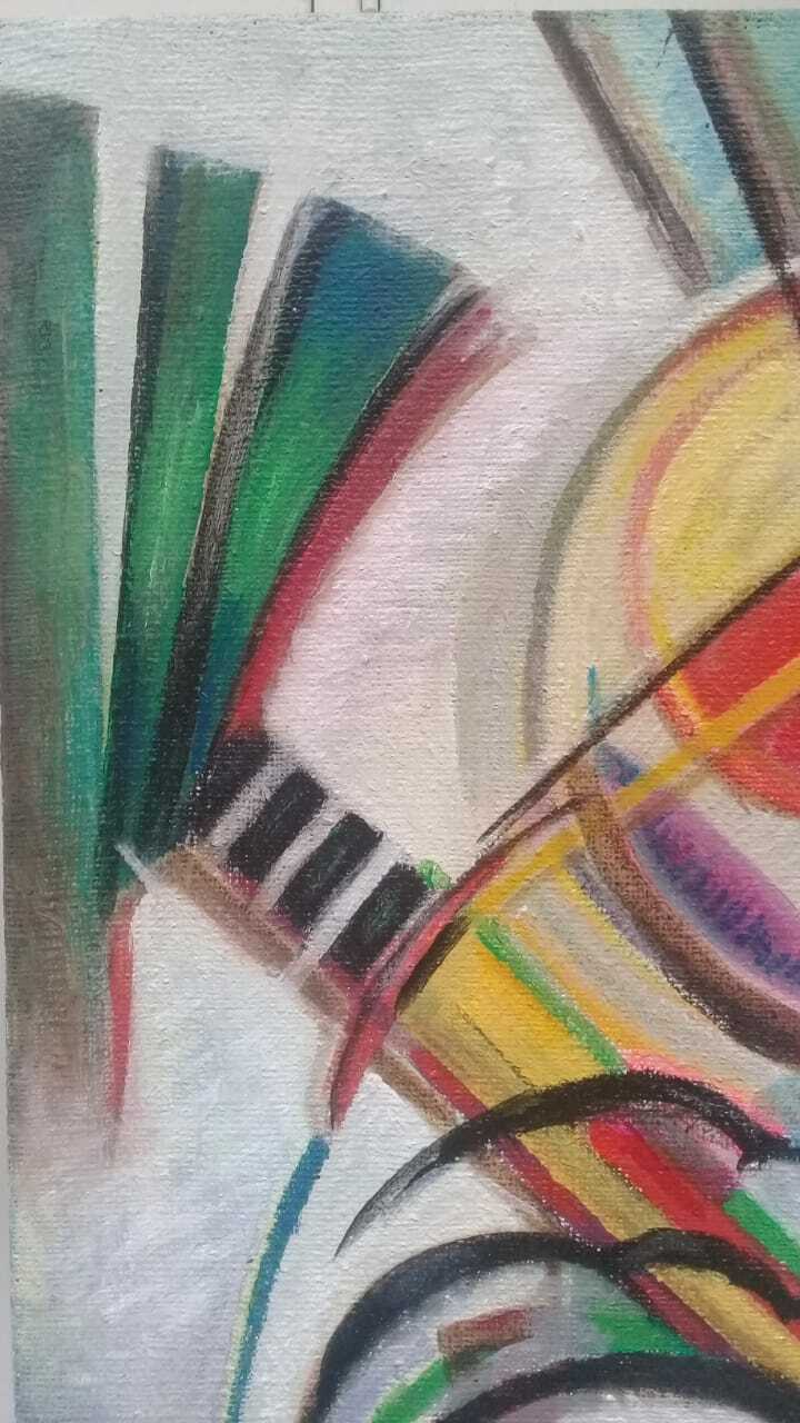 Wassily Kandinsky - Vintage Oil canvas Painting - Russian Style / Manner of