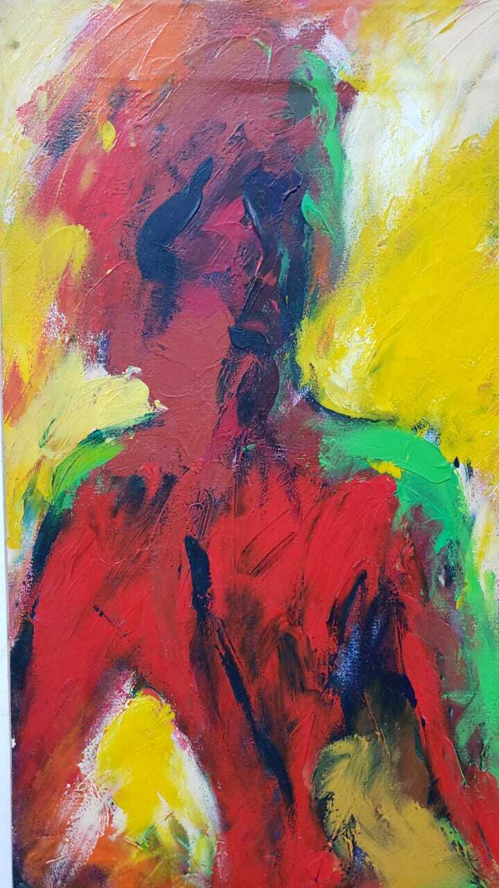 FINE Contemporary Art Antique - Oil canvas painting / "Style of" CORNEILLE 