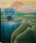 FINE ART Contemporary Original: LUIS ZEVALLOS HETZEL / Oil Canvas Painting 
