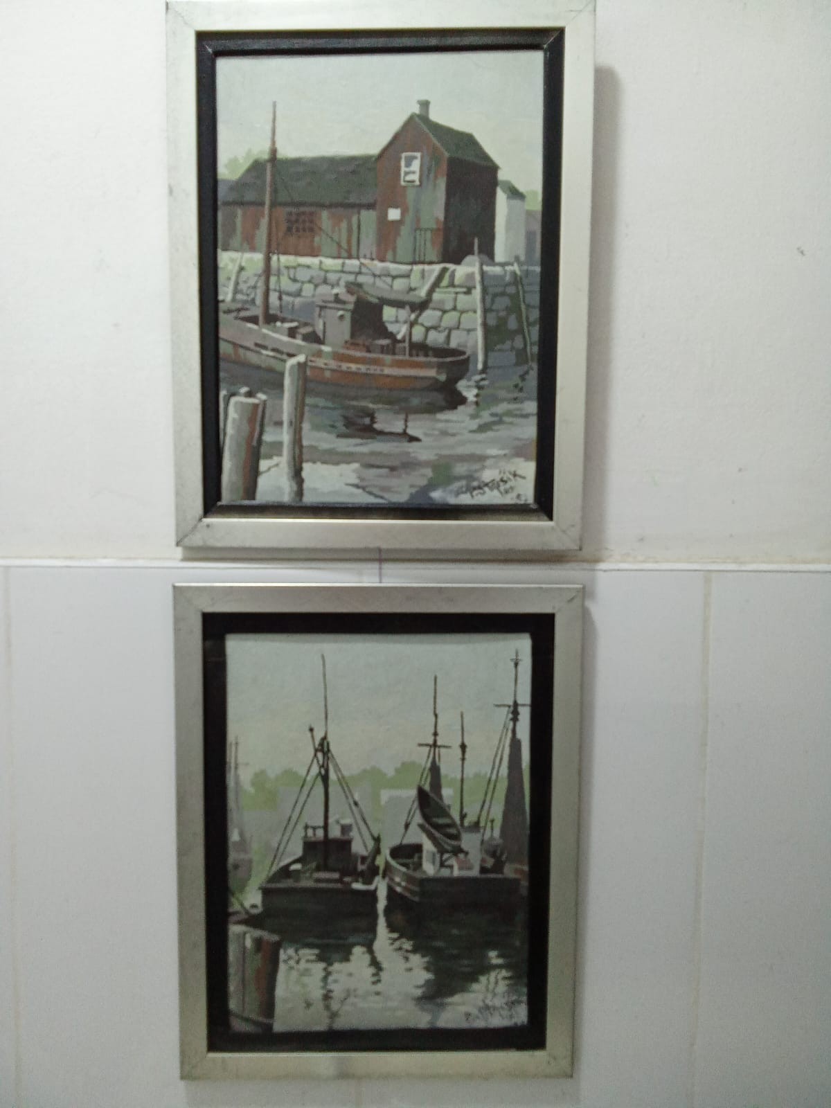 Paul STRISIK (1923 - 1995) - Two Oil painting / Signed / Contemporary American M