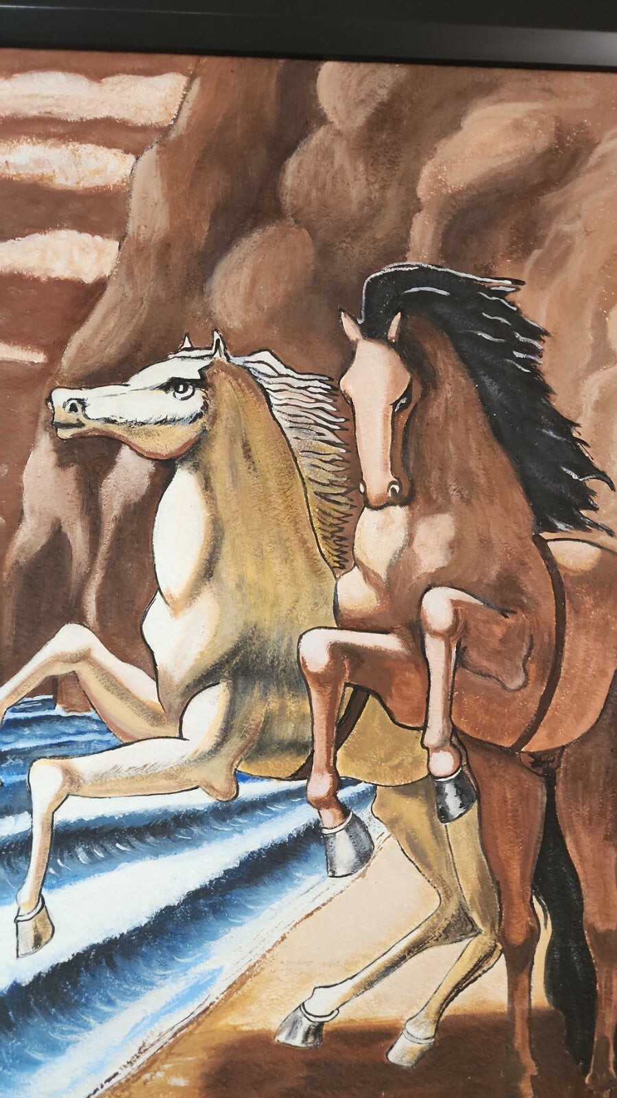 MANNER OF Giorgio DE CHIRICO - Oil on Cardboard