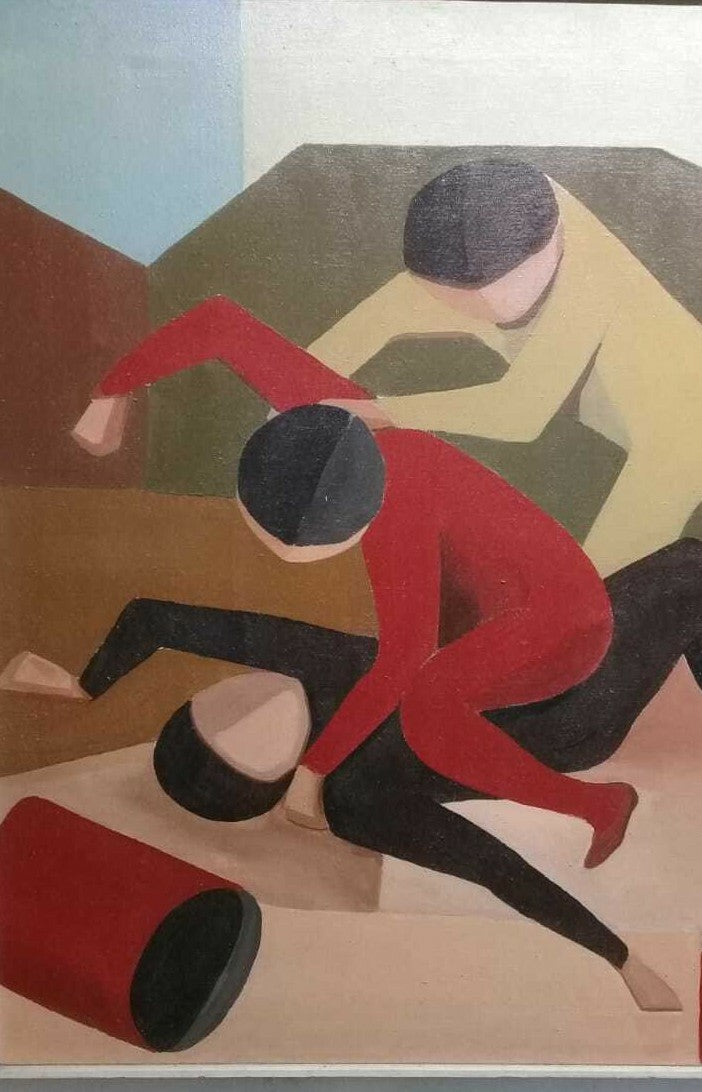 Amazing Oil Painting : VILMA MIGLIO - Contemporary Surrealism artwork / Auction
