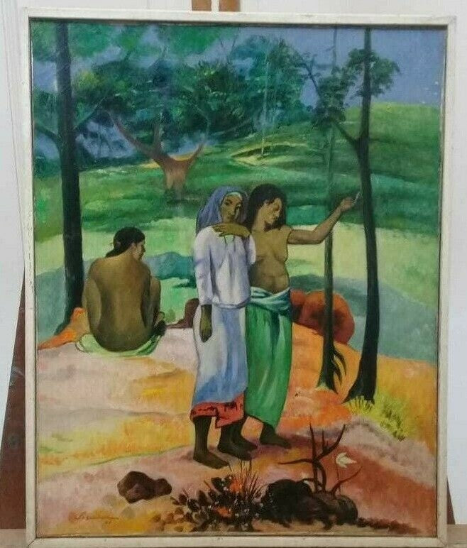 Paul Gauguin - After Oil canvas painting / signed