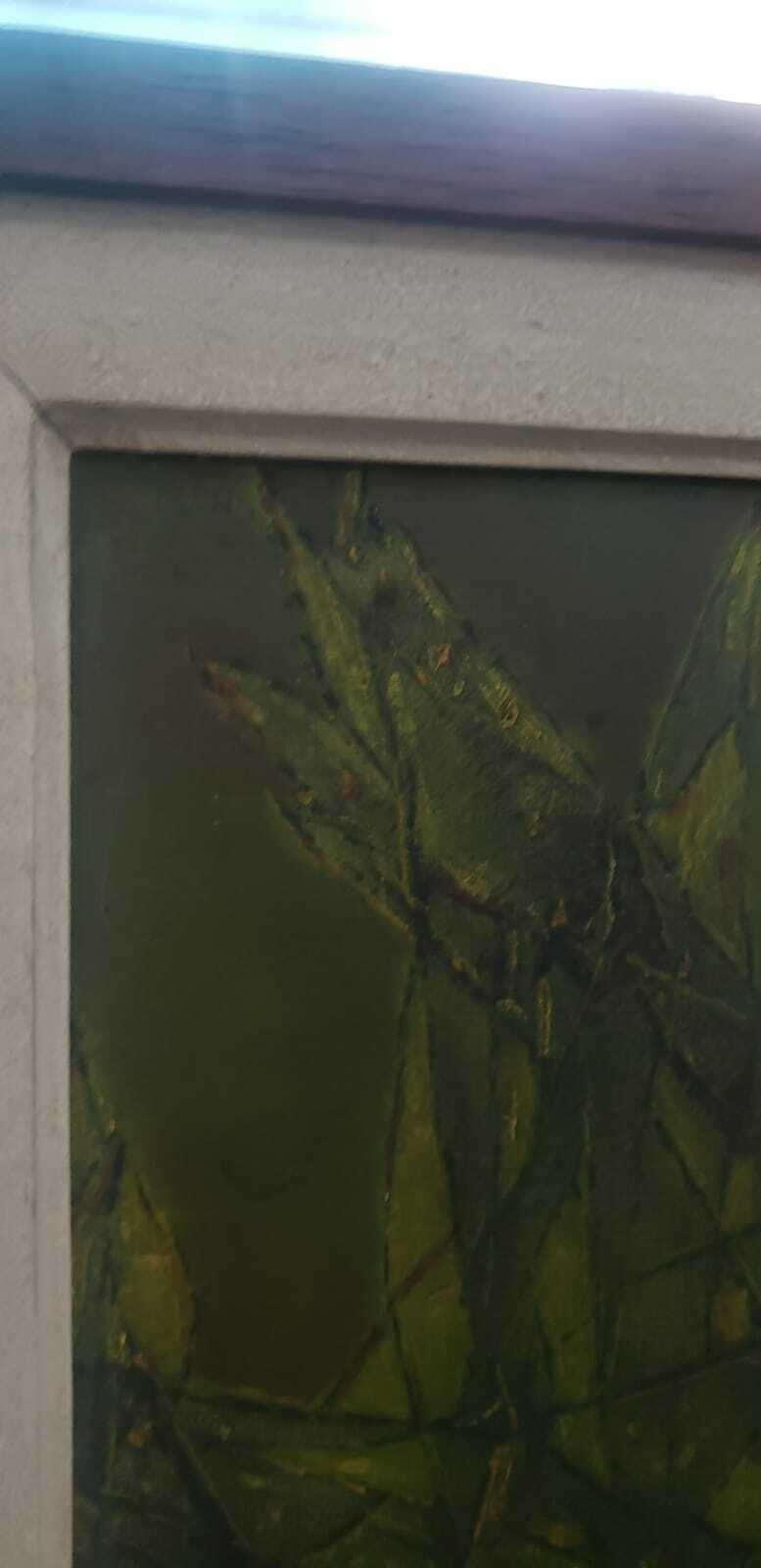 FINE: TERESA BROWN - Antique Oil Painting / Abstract expressionism / AMAZING