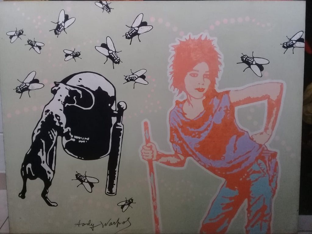 Style of Andy WARHOL / Art Appraisal / 1979 Handmade Painting