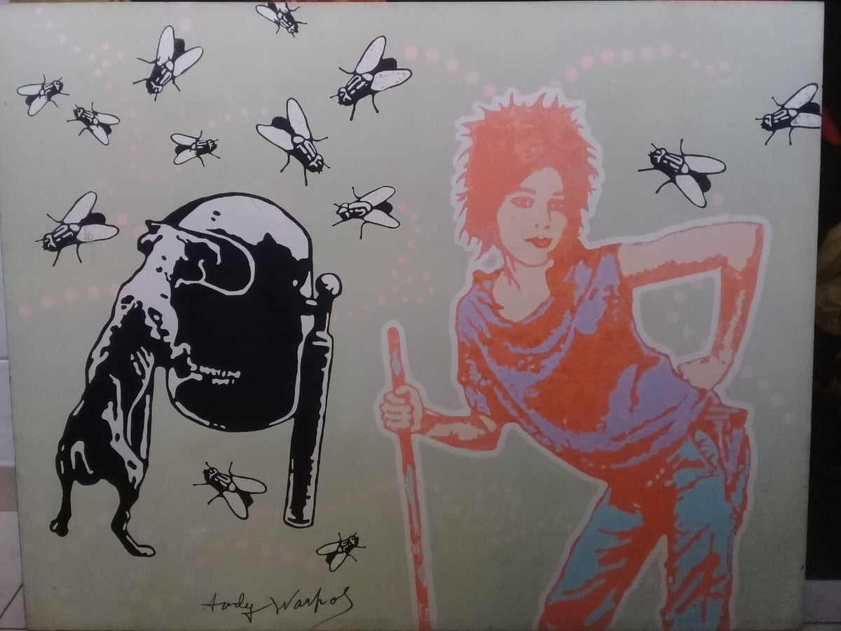 Style of Andy WARHOL / Art Appraisal / 1979 Handmade Painting