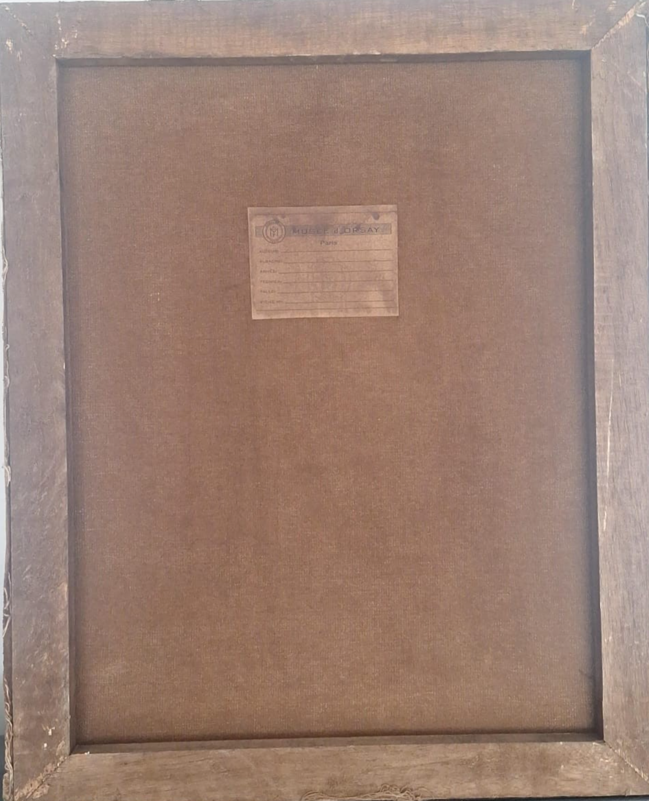 After - Edgar Degas  - Oil canvas painting / Contemporary / Signed