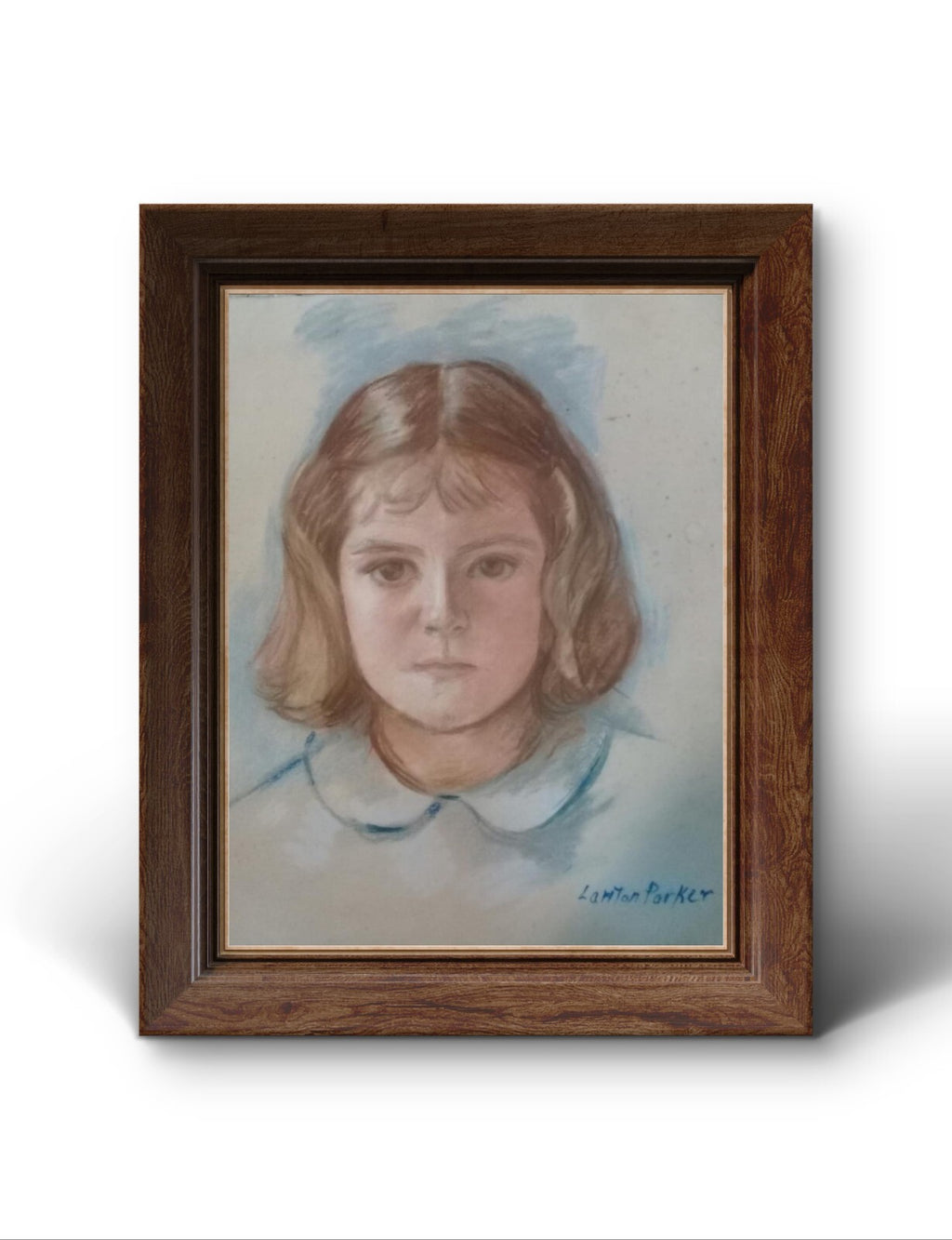 Fine Art - Pastel Portrait - Lawton Parker / Signed / Unique / children
