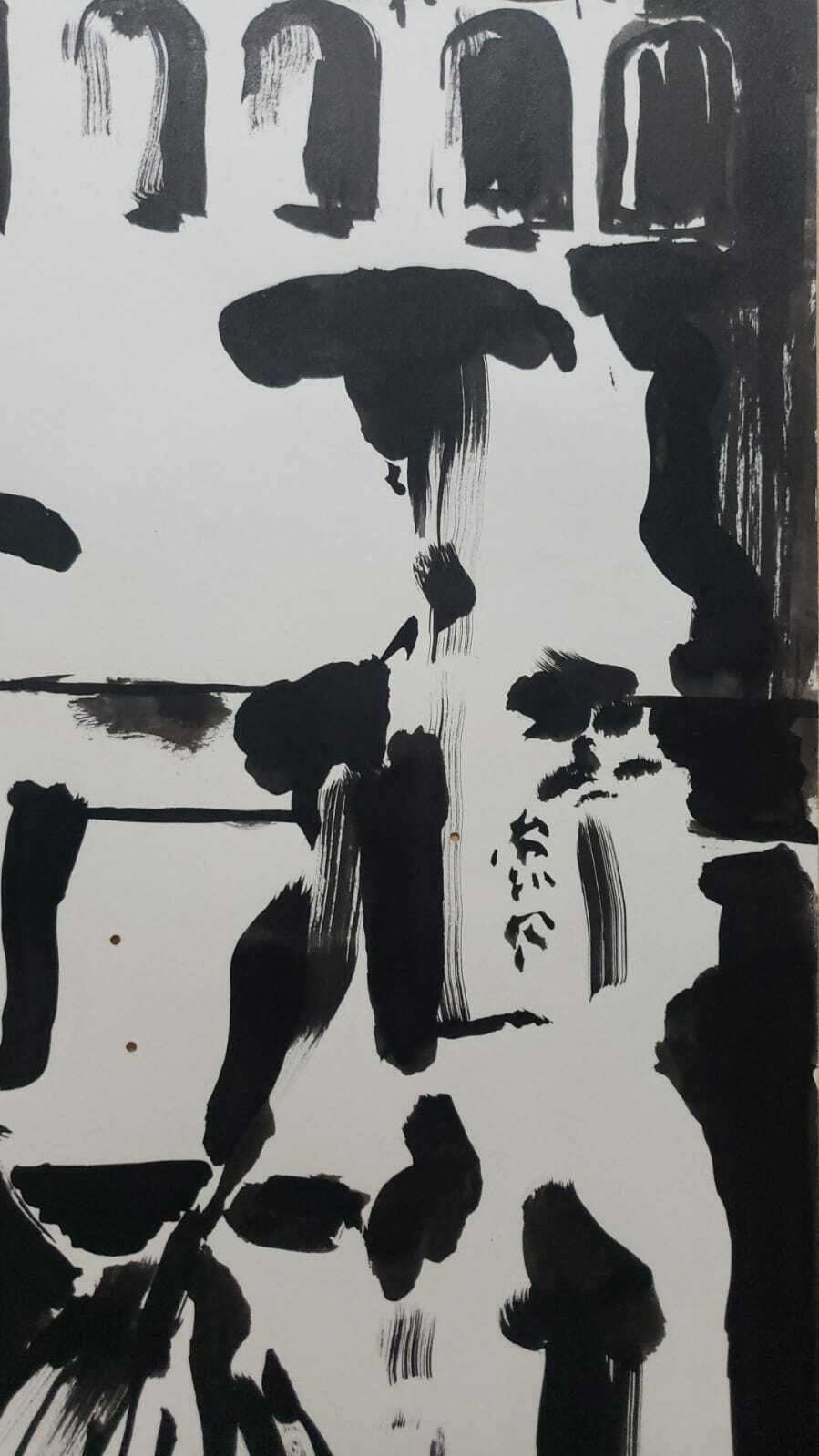ATTRIB Salvador Dalí - Antique Painting on Paper / Style of Spanish Master / A1