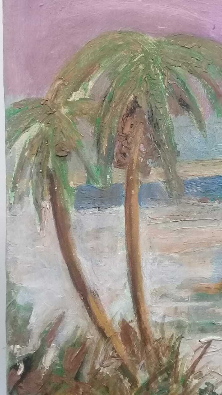 Style of : American Master : A.E. BACKUS - Signed / América landscape / Vintage