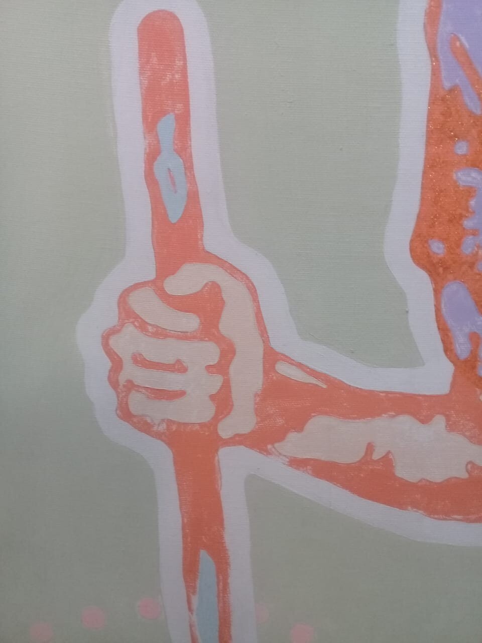 Style of Andy WARHOL / Art Appraisal / 1979 Handmade Painting