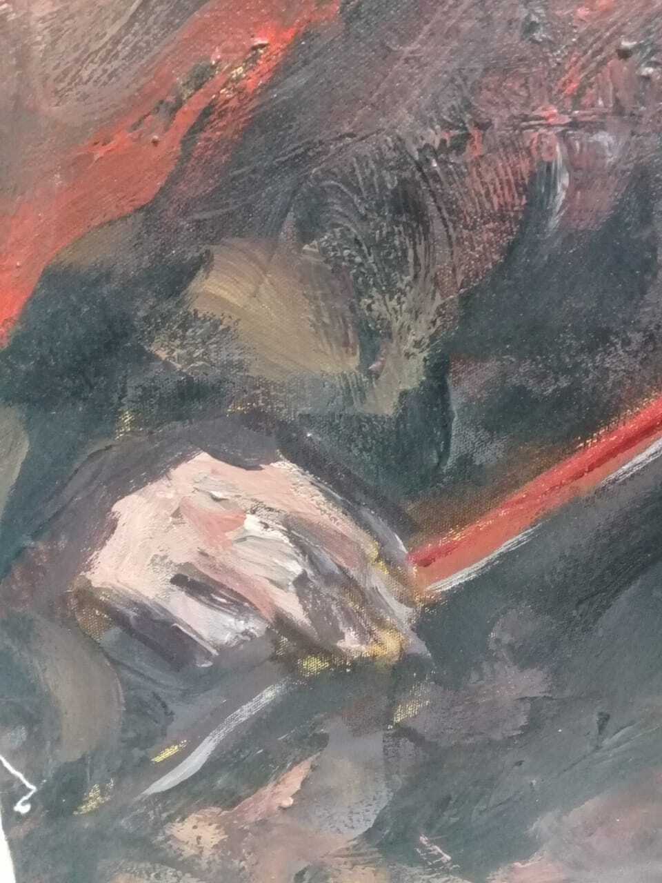 Amazing Contemporary - Oil canvas Painting / Signed