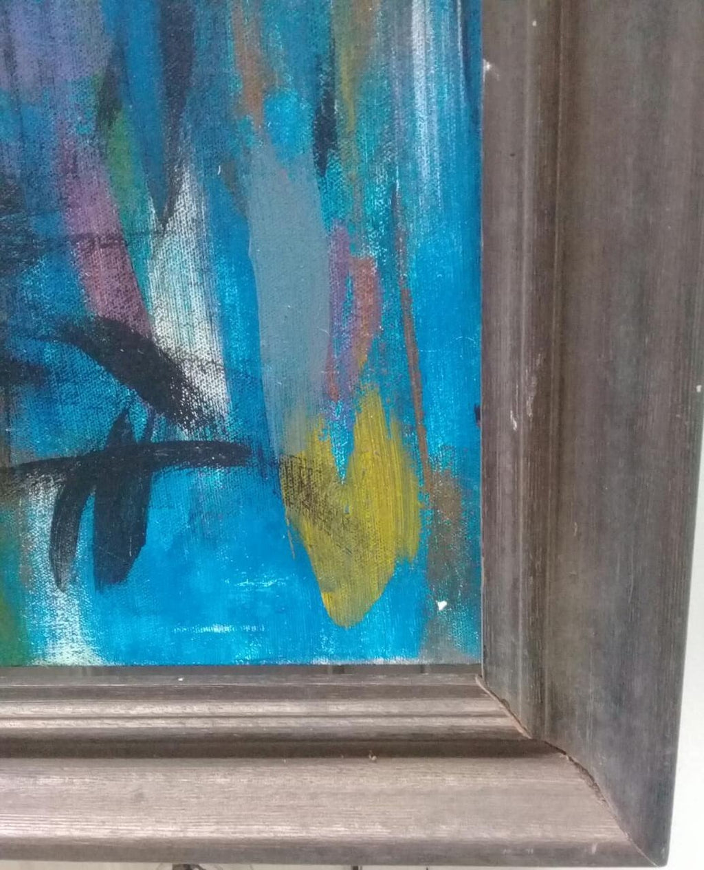 Contemporary Abstract Oil painting -  Syle of LEE KRASSNER