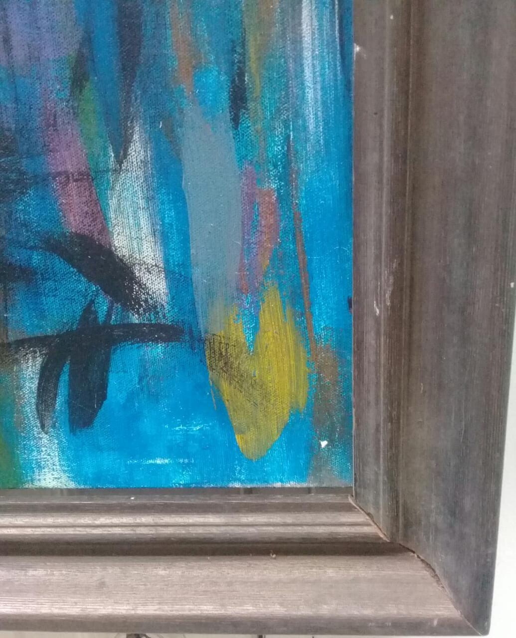 Contemporary Abstract Oil painting -  Syle of LEE KRASSNER